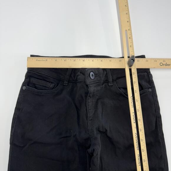 DL1961 Florence Pants Womens 27 Black Instasculpt Cropped Skinny Stretch - Picture 3 of 10